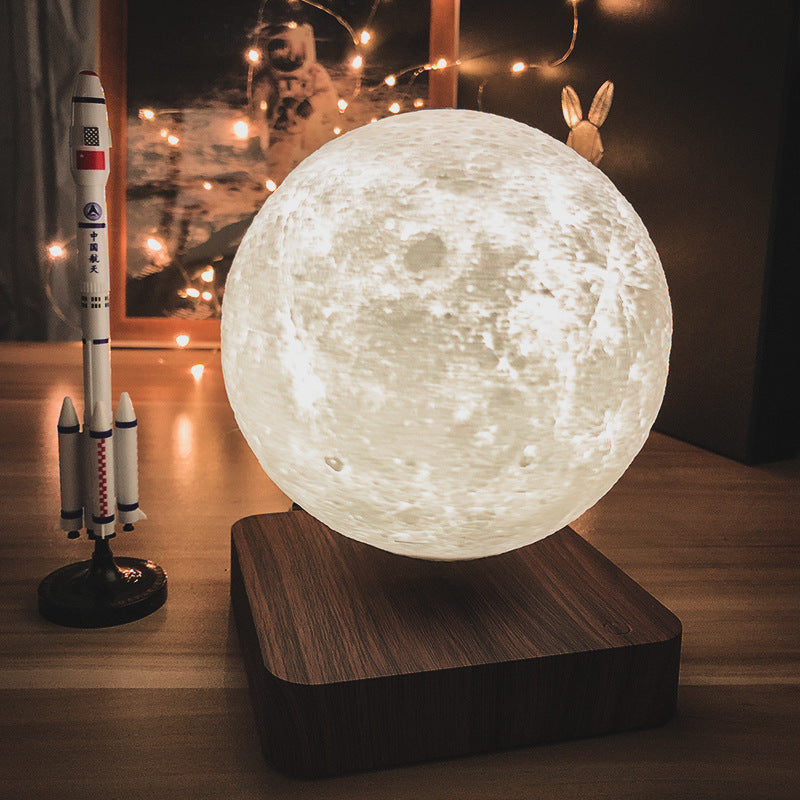 Magnetic Levitation Desk Moon Lamp